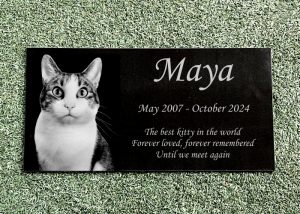 24×12 Photo Granite Memorial Plaque